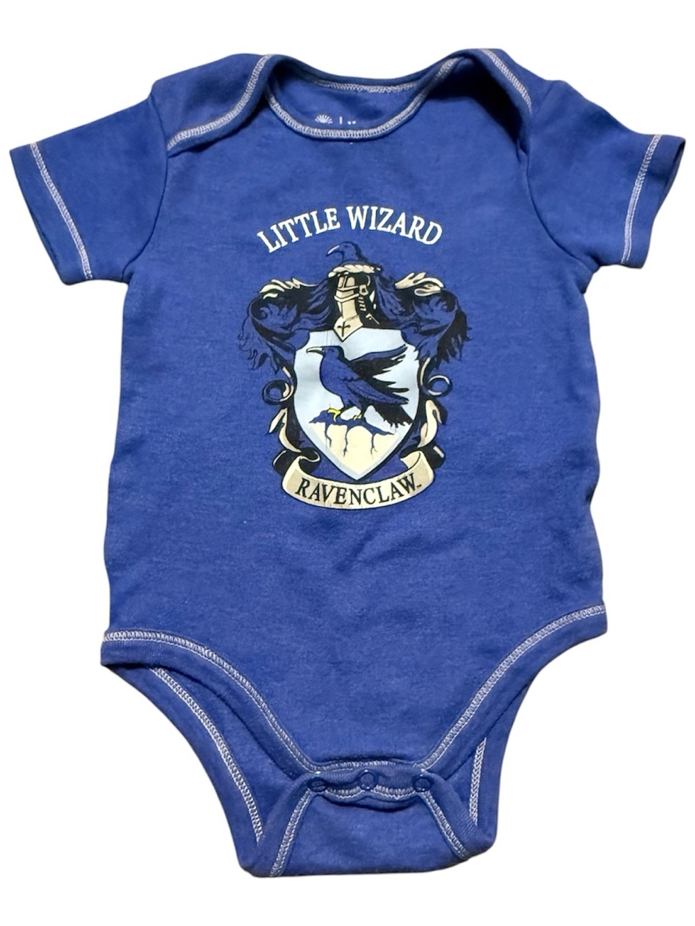 Harry Potter Ravenclaw Baby Bodysuit 6-9M Blue Wizarding World Crest